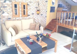 Comfortable apartment with sea view - 85 m² in Akrogiali