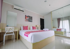Cozy 2BR Apartment with Sofa Bed at Tamansari Semanggi By Travelio