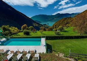 Cozy Chalet at Marone Lake Lombardy with Pool