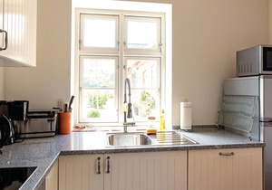 Cozy home in Gammelby with sauna