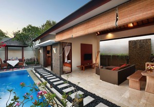 Cozy One Bedroom Deluxe Villa in Jimbaran with a private pool