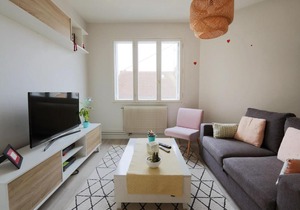 Cozy T3 near Tours # St Pierre des Corps station