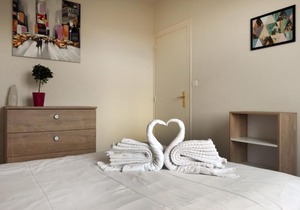Cozy T3 near Tours # St Pierre des Corps station