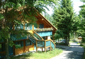 Cozy vacation apartment (40 sqm) in the new organic wooden house and large terrace