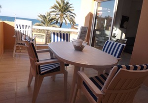 DENIA-FLAMINGO-DIRECT BEACH-FRONT VIEWS-SWIMMING POOL-WIFI-PARKING-CLIMATIZATION