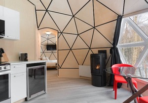 Dome at Bel Air Ideal for a couple Private Jacuzzi & sauna - Bbq - Gas fireplace