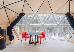 Dome at Bel Air Ideal for a couple - Private Jacuzzi & sauna - Bbq - Fireplace