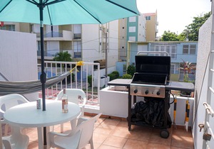 Don Julio's Beach Studio. A nice place to relax and enjoy beautiful playa Azul.