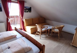 Doppelzimmer , Dusche, WC, 2 Aufb. Mgl. - Berggasthaus Schöne Aussicht