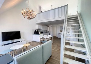 Duplex en hyper-centre avec ascenseur, 2 chambres, 6 couchages, WIFI gratuite - FR-1-361-436