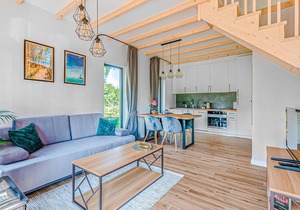 Fabulous vacation home on the beautiful Baltic coast in Lubiatowo.