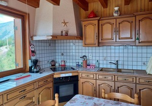 Family chalet 2*, near slopes and center, south terrace, mountain view