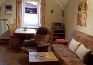 Ferienwohnung 2 mit 56qm, 2 Schlafzimmer, 1 Wohn-/Schlafzimmer, für maximal 4 Personen