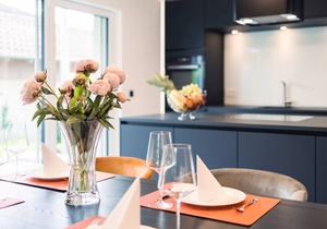 Ferienwohnung Gartenglück 75qm, 2 Schlafzimmer, Balkon, Max. 4 Personen