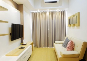 Futuristic 1BR Casa De Parco Apartment near ICE BSD By Travelio