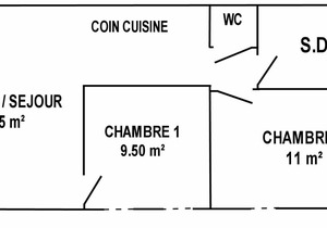 Gîte Saint-Aignan-Grandlieu, 3 pièces, 4 personnes - FR-1-306-982