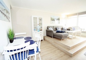Great apartment with a fantastic view over the Baltic Sea to the west side!