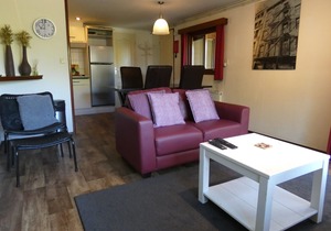 Grote houten chalet te huur