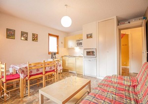 Ground floor, balcony, tv, ski locker, 30m², Aussois