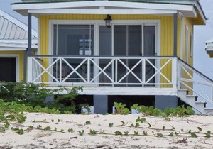 Harrys Cottages Cottage 5 right on the pink sand