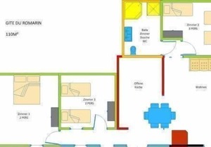 Holiday apartment Château Vert for 1 - 9 persons with 3 bedrooms - Row house