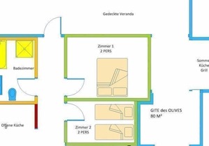 Holiday apartment Château Vert for 1 - 6 persons with 2 bedrooms - Row house