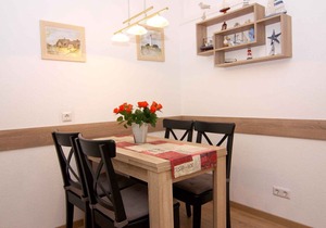 Holiday apartment with balcony only 200 m from the Baltic Sea beach