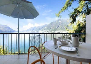 Holiday Home "Residence La Cava Bilocale B" with Lake View, Shared Pool & Wi-Fi