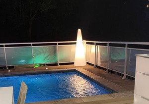 Homerez - Villa for 2 ppl. with swimming-pool and sea view at Le François