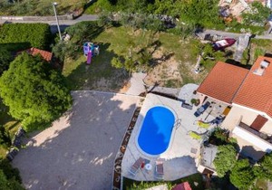 House Poljica with a pool