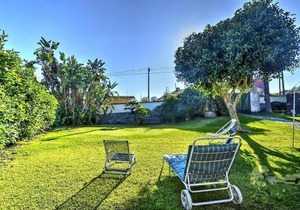 House with garden near the sea