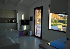 Comfortable apartment with pool with stunning views near Villasimius