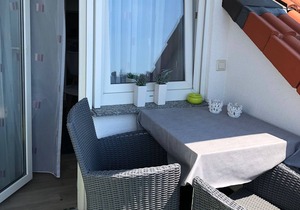 Kleine Ferienwohnung, 35 qm mit Balkon und 1 Schlafzimmer für max. 2 Personen