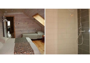 Large wooden house of 240 m² for 15 people 15 minutes from the sea.