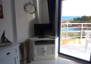 Le Trayas apartment in waterfront residence, sea view,