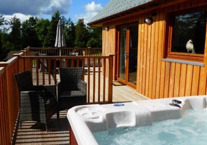 Lord Galloway 35 with Hot Tub Newton Stewart