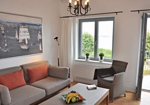 Lotsenhaus 2 - Panoramic view of the Baltic Sea from the first beach location