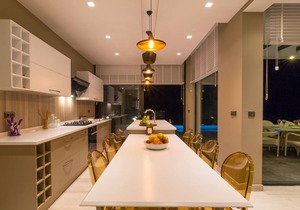 Luxurious four bedroom villa, stunning sea and mountain views over Kalkan