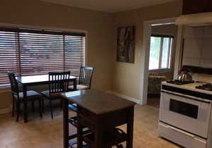 Luxury main floor suite, walk to Hospital, business and restaurant district