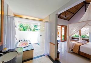 Luxury Villa near Ubud with private infinity pool and a lounging pavilion