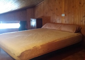 madesimo attic in front of the ski facilities