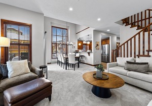 Magnificent multi level 3 bedroom + den townhouse, close to Morrisey lift