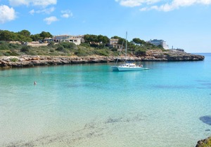 Mallorca front line apartment with terrace