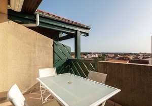 Mimizan Beach: T2 Mezzanine Apartment 2 stars, 4 ppl, ocean view, parking included