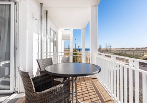 Modern apartment with balcony and in-house sauna area including -