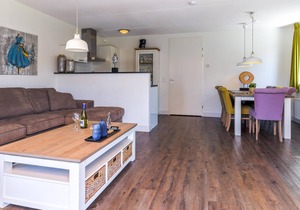 Modern apartment with jetty