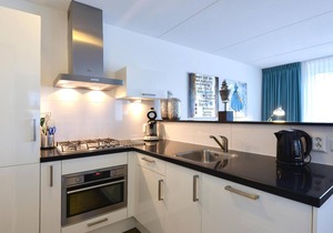 Modern apartment with jetty