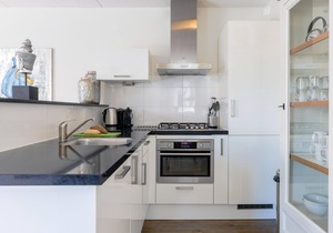 Modern apartment with jetty