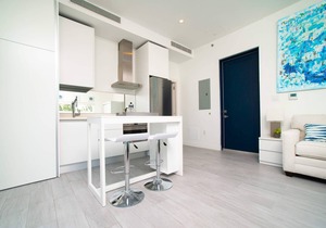 Modern Studio Apt Near Beach w/Rooftop Pool, Onsite Restaurants, etc.