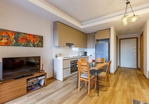 Modern Studio Flat with City View in Sariyer
